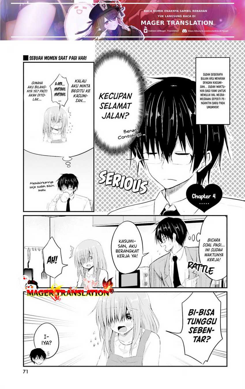 Hazukashigariya no Tsuma to Shinkon Seikatsu Hajimemashita Chapter 04 Gambar 2