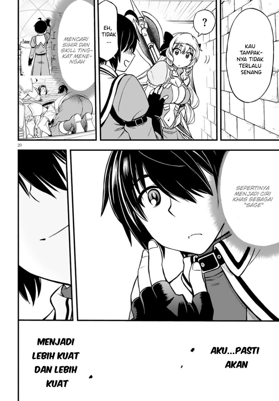 Hazure Akamadoushi ha Kenjyatime ni Musou suru (The Loser Red Mage is Unmatched in Sage Time) Chapter 07 Gambar 20
