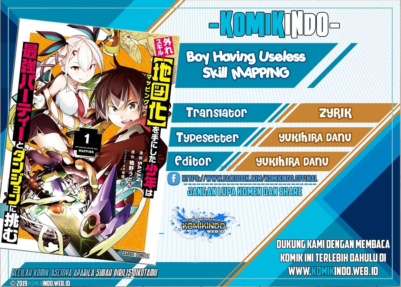 Hazure Skill [Mapping] wo Te ni Shita Shonen ha Saikyou Party to Dungeon ni Idomu Chapter 10.2 Gambar 1
