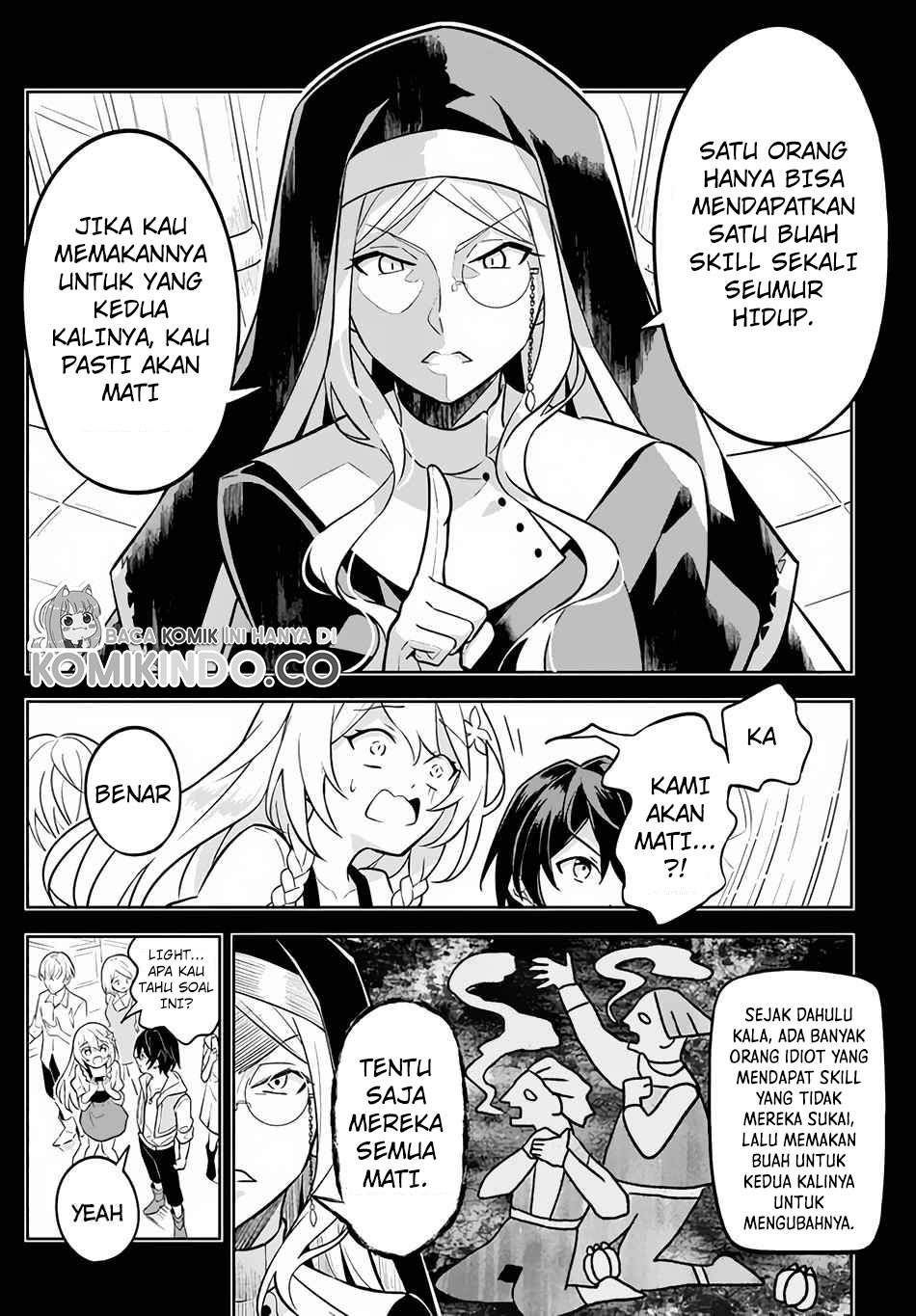 Hazure Sukiru “Konomi Masuta” Sukiru no Mi (Tabetara Shinu) o Mugen ni Tabe Rareru Yo ni Natta Kudan Chapter 01.1 Gambar 10