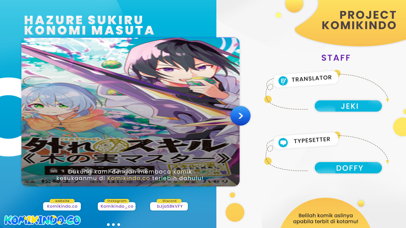 Hazure Sukiru “Konomi Masuta” Sukiru no Mi (Tabetara Shinu) o Mugen ni Tabe Rareru Yo ni Natta Kudan Chapter 20.2 Gambar 1