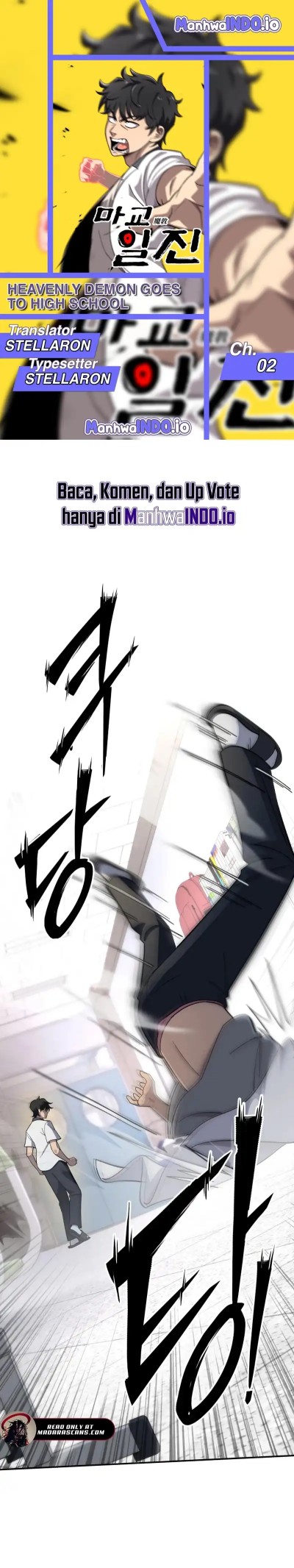 Heavenly Demon Goes to High School Chapter 02 Gambar 1