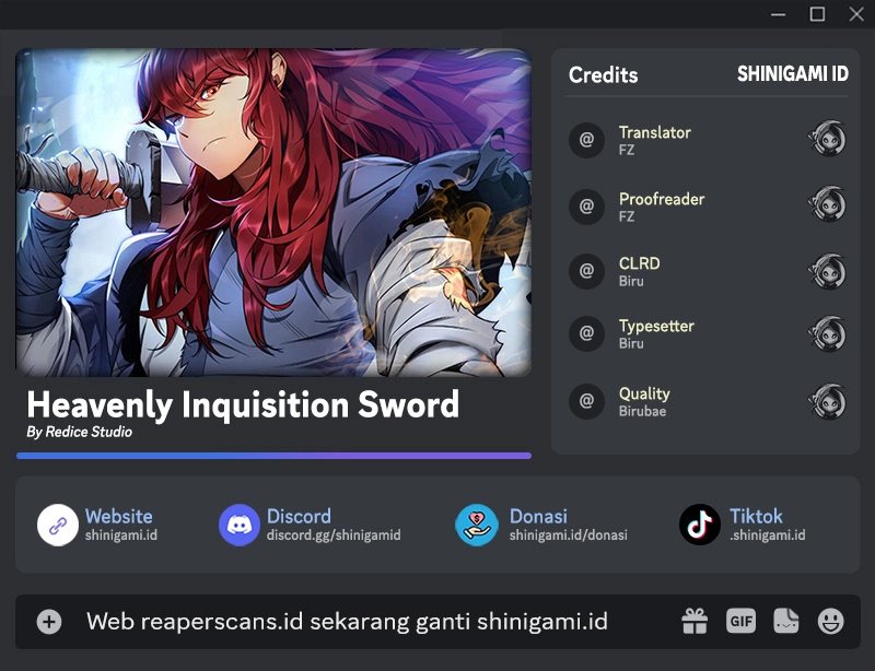 Heavenly Inquisition Sword Chapter 42 Gambar 1
