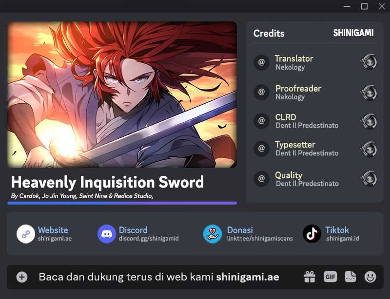 Heavenly Inquisition Sword Chapter 103 Gambar 1