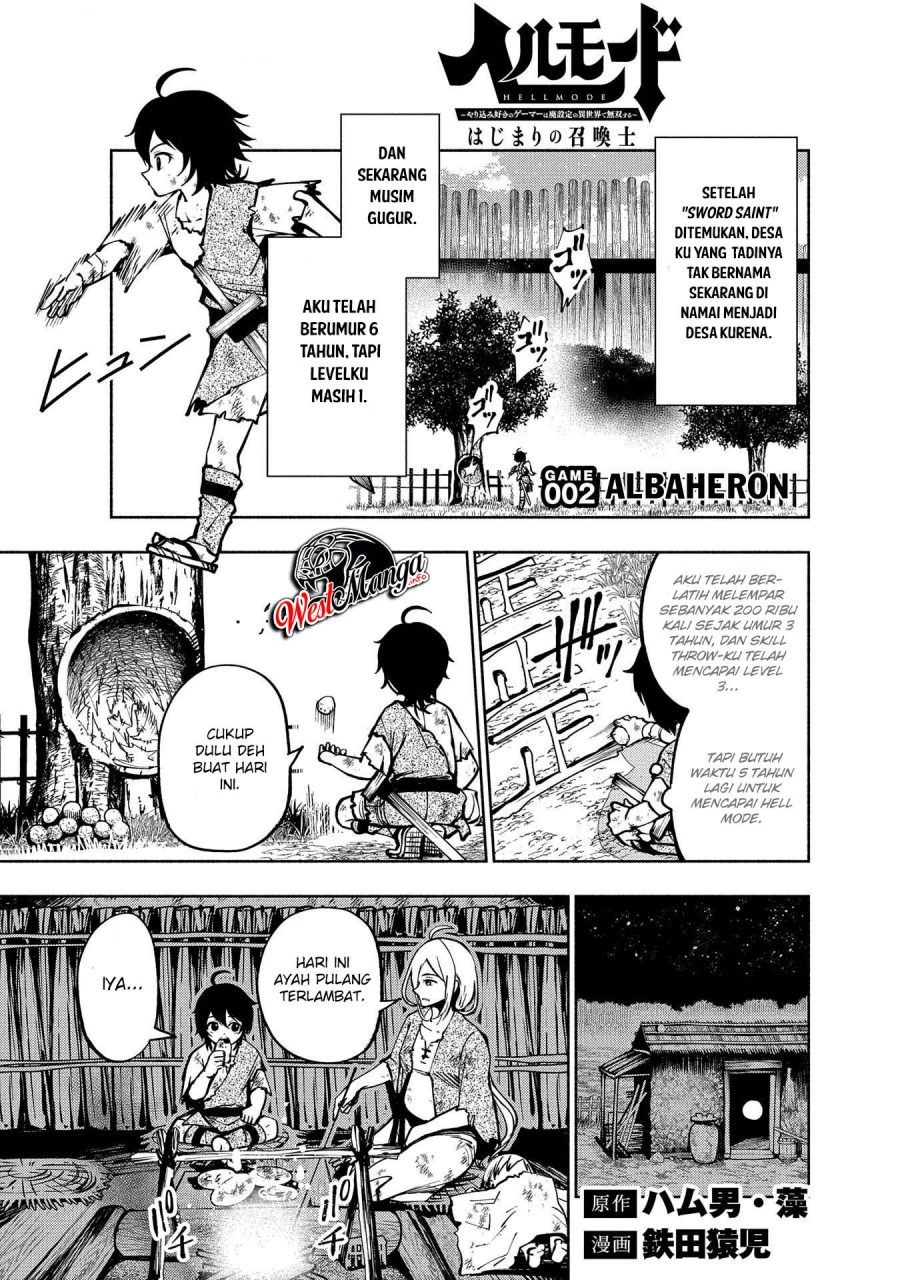 Hell Mode: Yarikomi Suki no Gamer wa Hai Settei no Isekai de Musou Suruw Chapter 02 Gambar 3