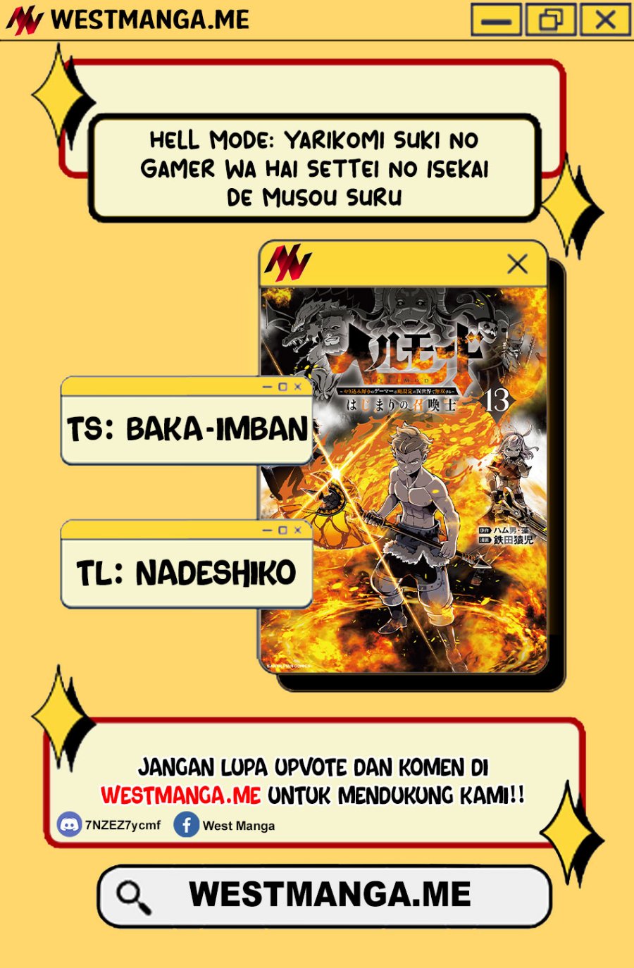 Hell Mode: Yarikomi Suki no Gamer wa Hai Settei no Isekai de Musou Suruw Chapter 91.1 Gambar 2