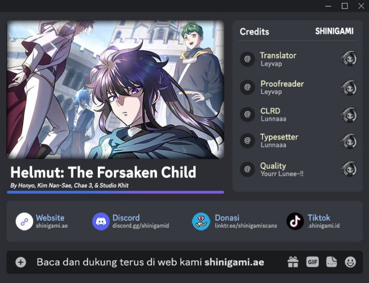 Helmut: The Forsaken Child Chapter 102 Gambar 1