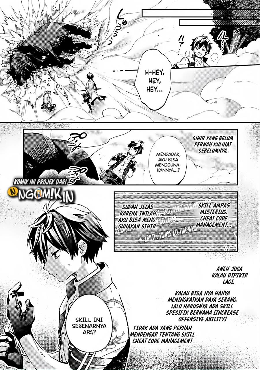 Hey The Cheat Code Management Skill which was thought to be useless is too monstrous Chapter 01.2 Gambar 4