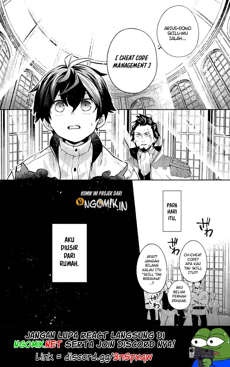 Hey The Cheat Code Management Skill which was thought to be useless is too monstrous Chapter 01.1 Gambar 2