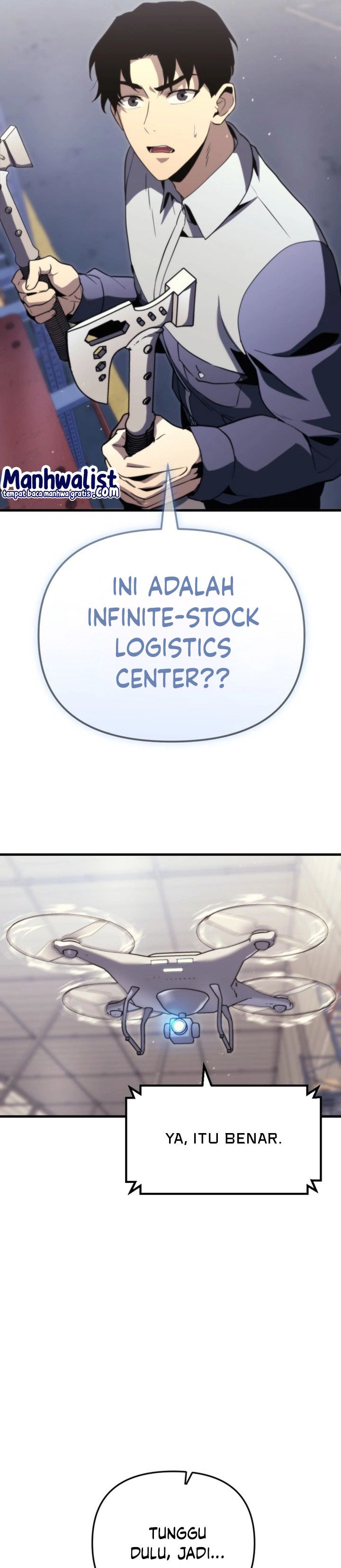 Hiding a Logistics Center in the Apocalypse Chapter 02 Gambar 32