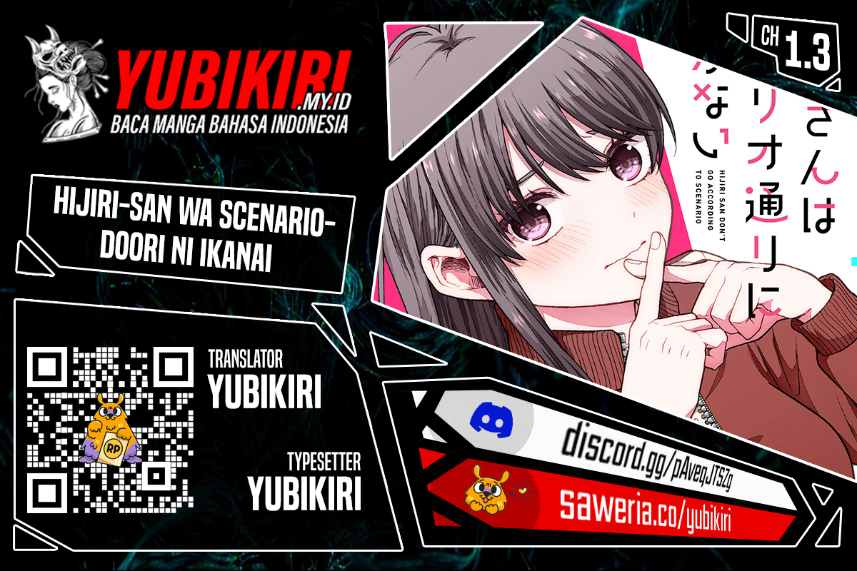 Hijiri-san wa Scenario-douri ni Ikanai Chapter 01.3 Gambar 1