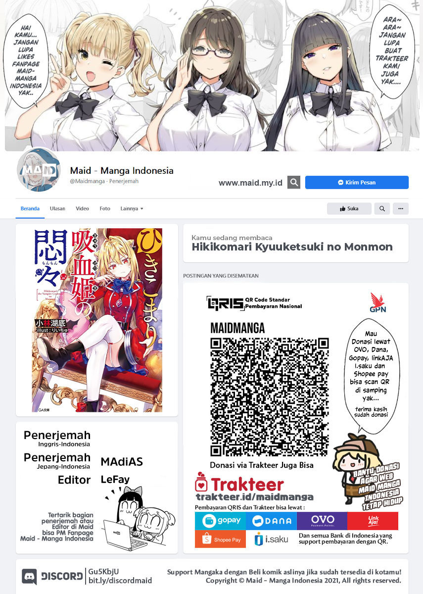 Hikikomari Kyuuketsuki no Monmon Chapter 05 Gambar 2