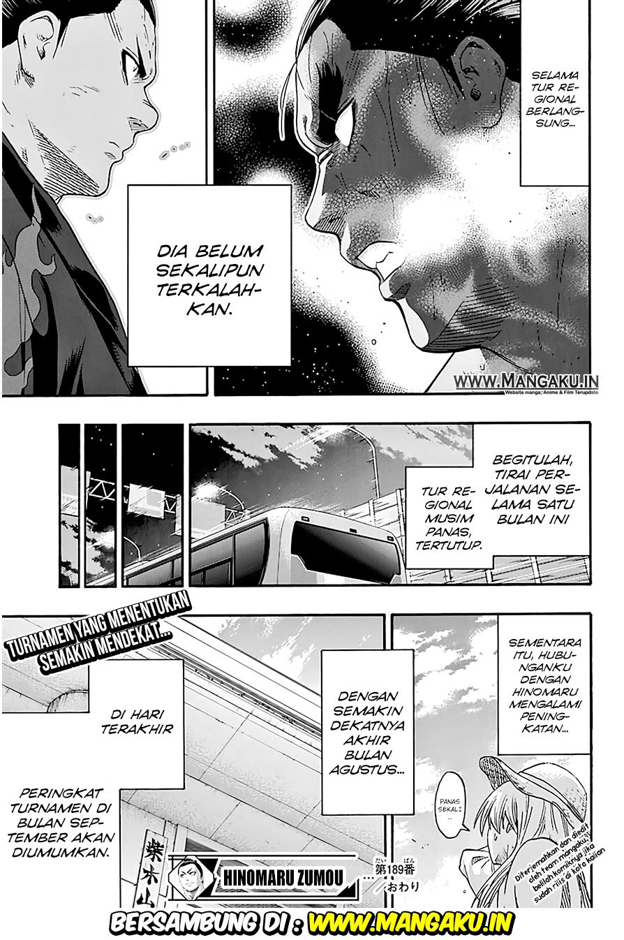 Hinomaru Zumou Chapter 189 Gambar 20