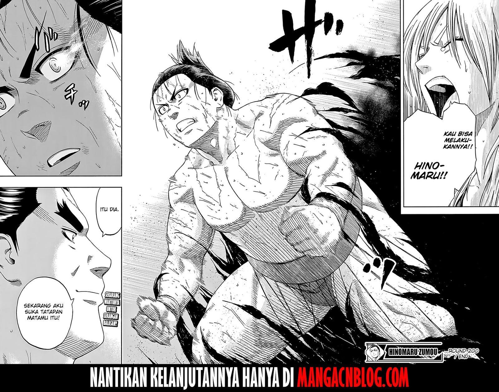 Hinomaru Zumou Chapter 200 Gambar 18