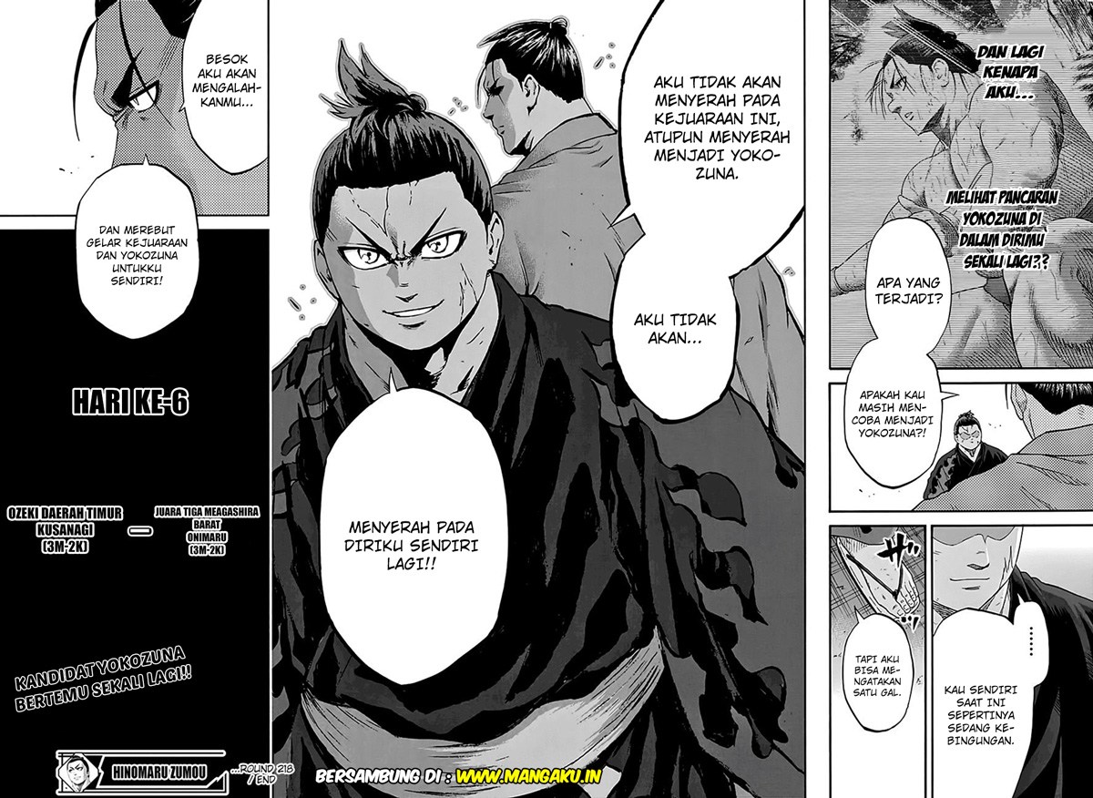 Hinomaru Zumou Chapter 218 Gambar 18