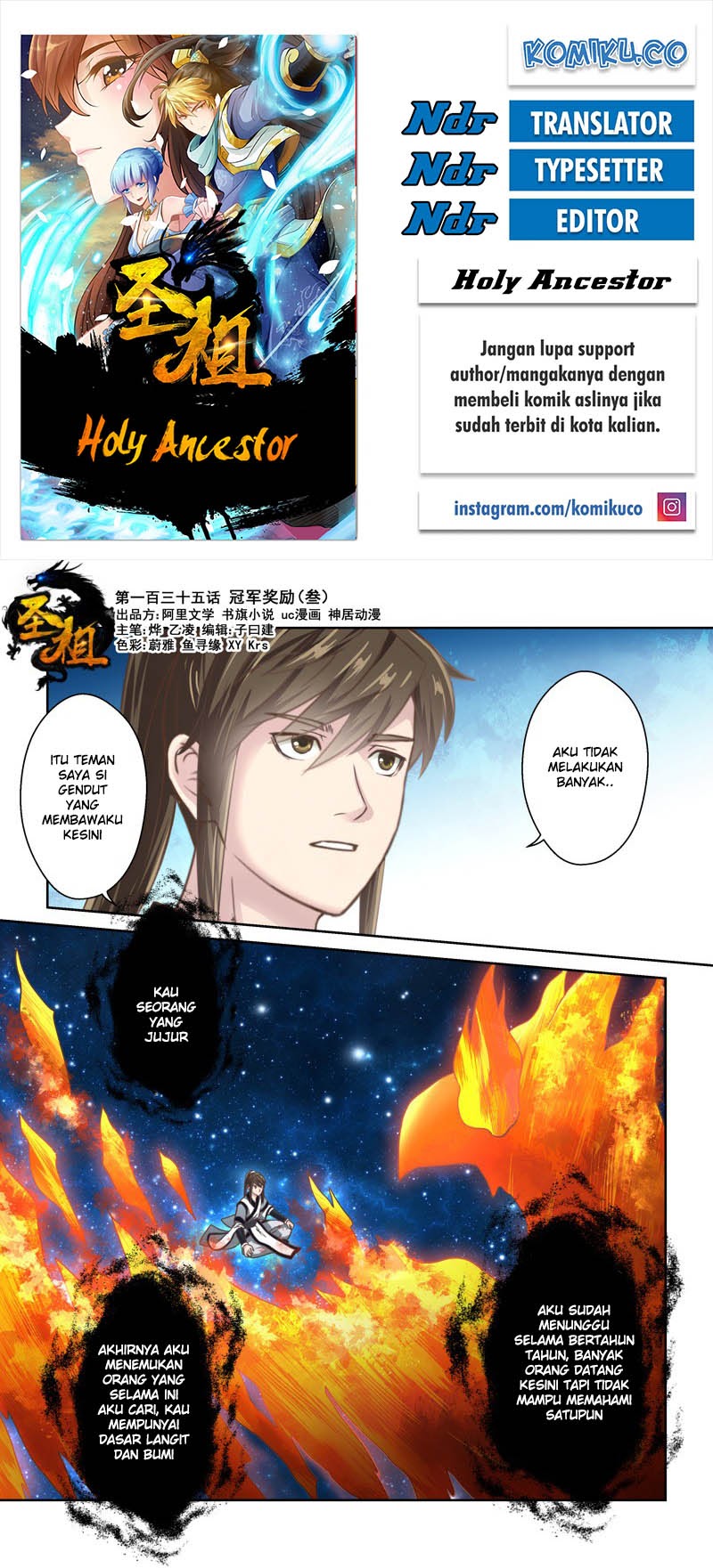 Holy Ancestor Chapter 135 Gambar 1