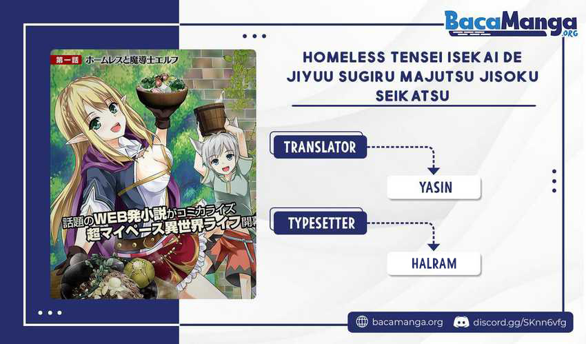 Homeless Tensei: Isekai De Jiyuu Sugiru Majutsu Jisoku Chapter 09.1 Gambar 1