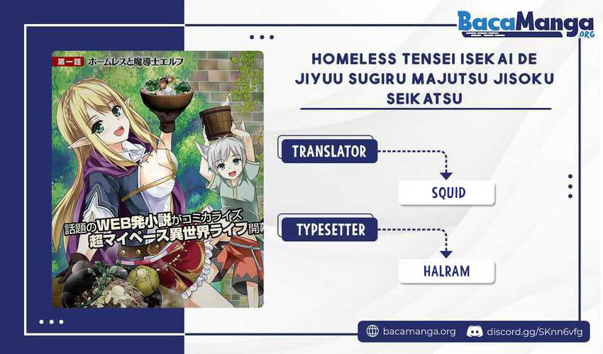 Homeless Tensei: Isekai De Jiyuu Sugiru Majutsu Jisoku Chapter 14.2 Gambar 1