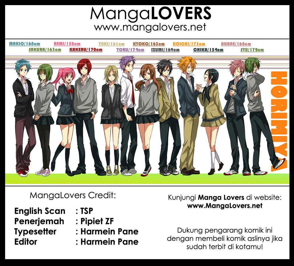 Horimiya Chapter 43 Gambar 1