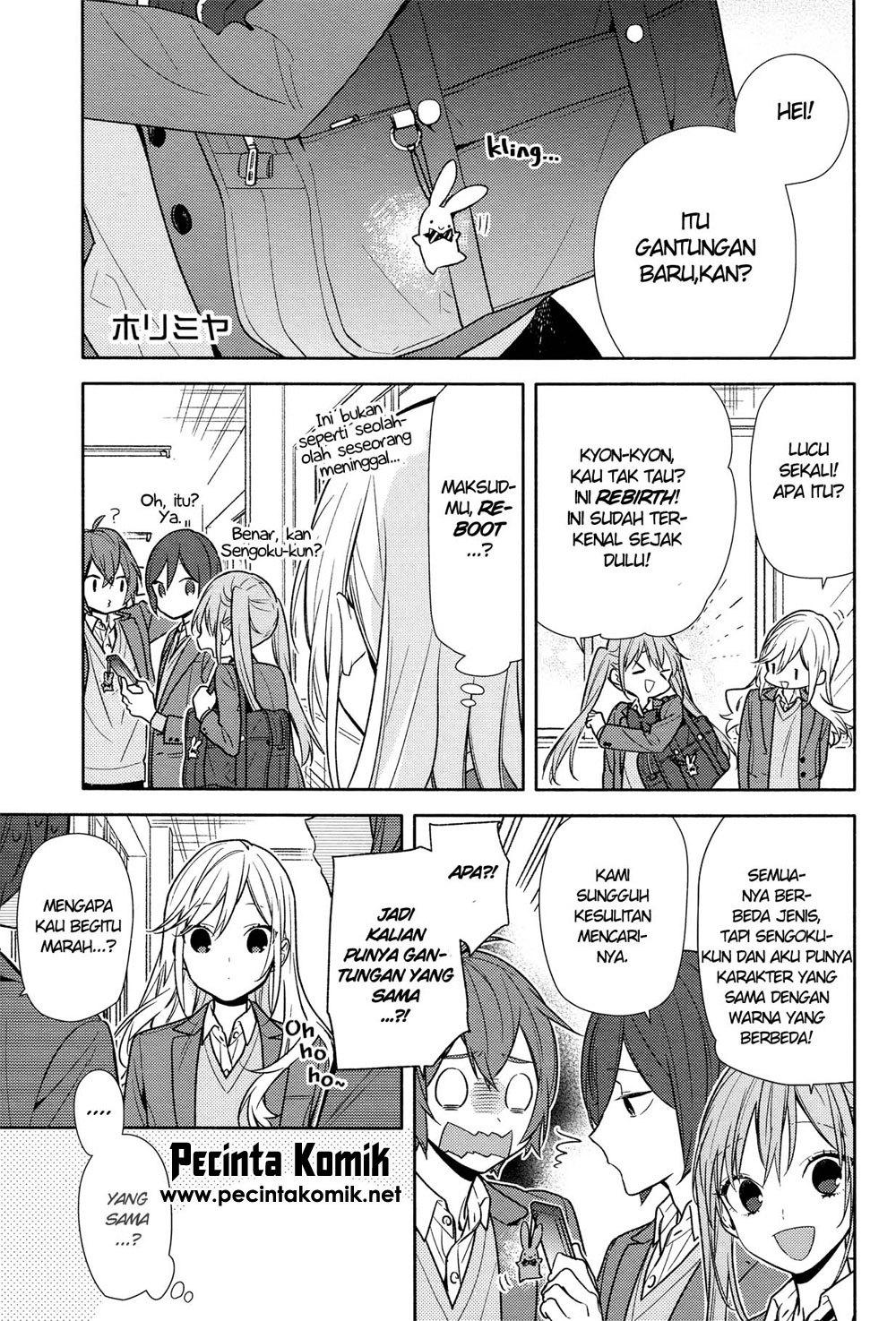 Horimiya Chapter 99 Gambar 1