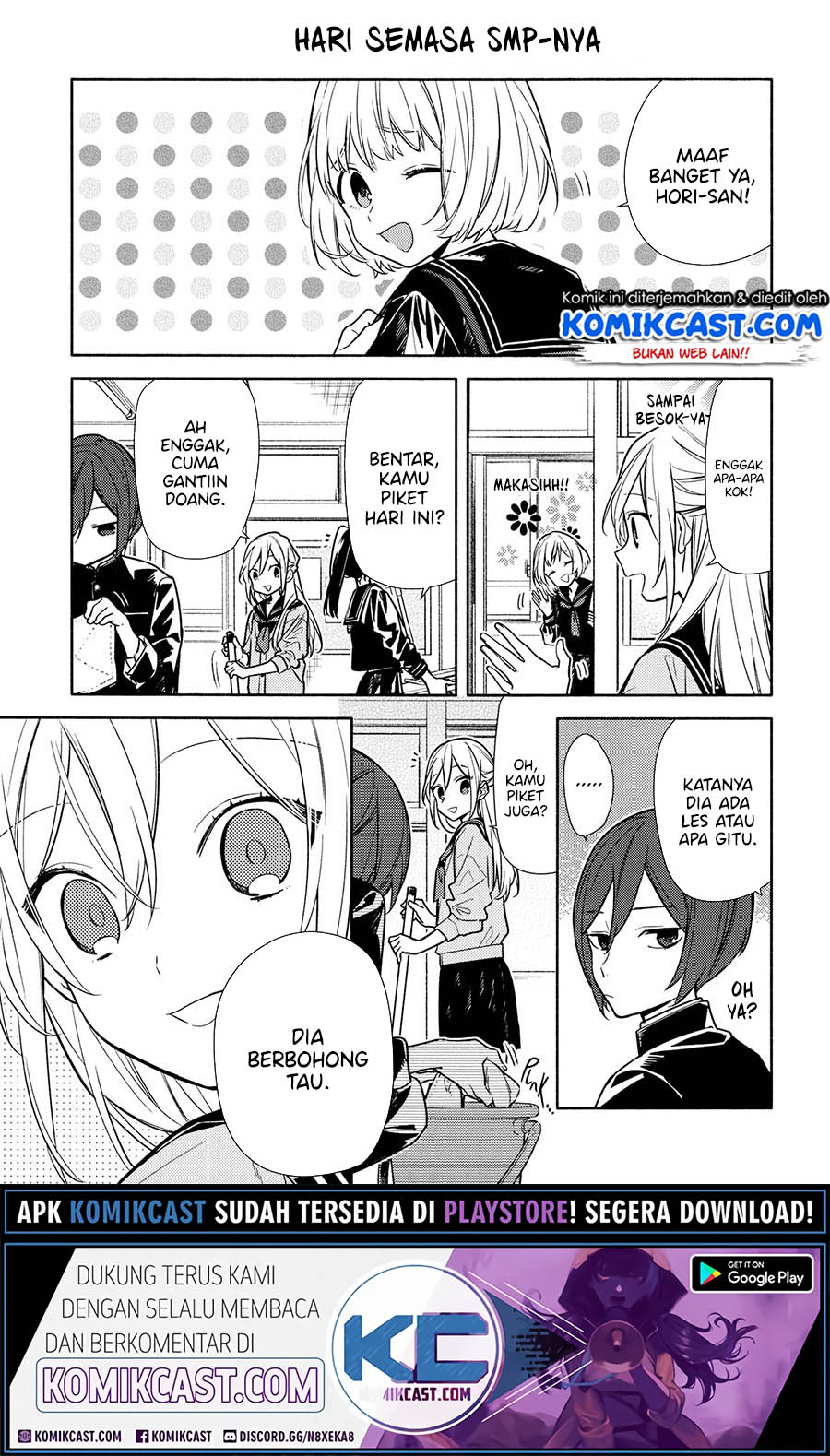 Horimiya Chapter 100.4 Gambar 3