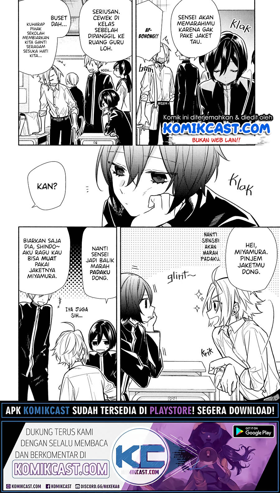 Horimiya Chapter 100.4 Gambar 8