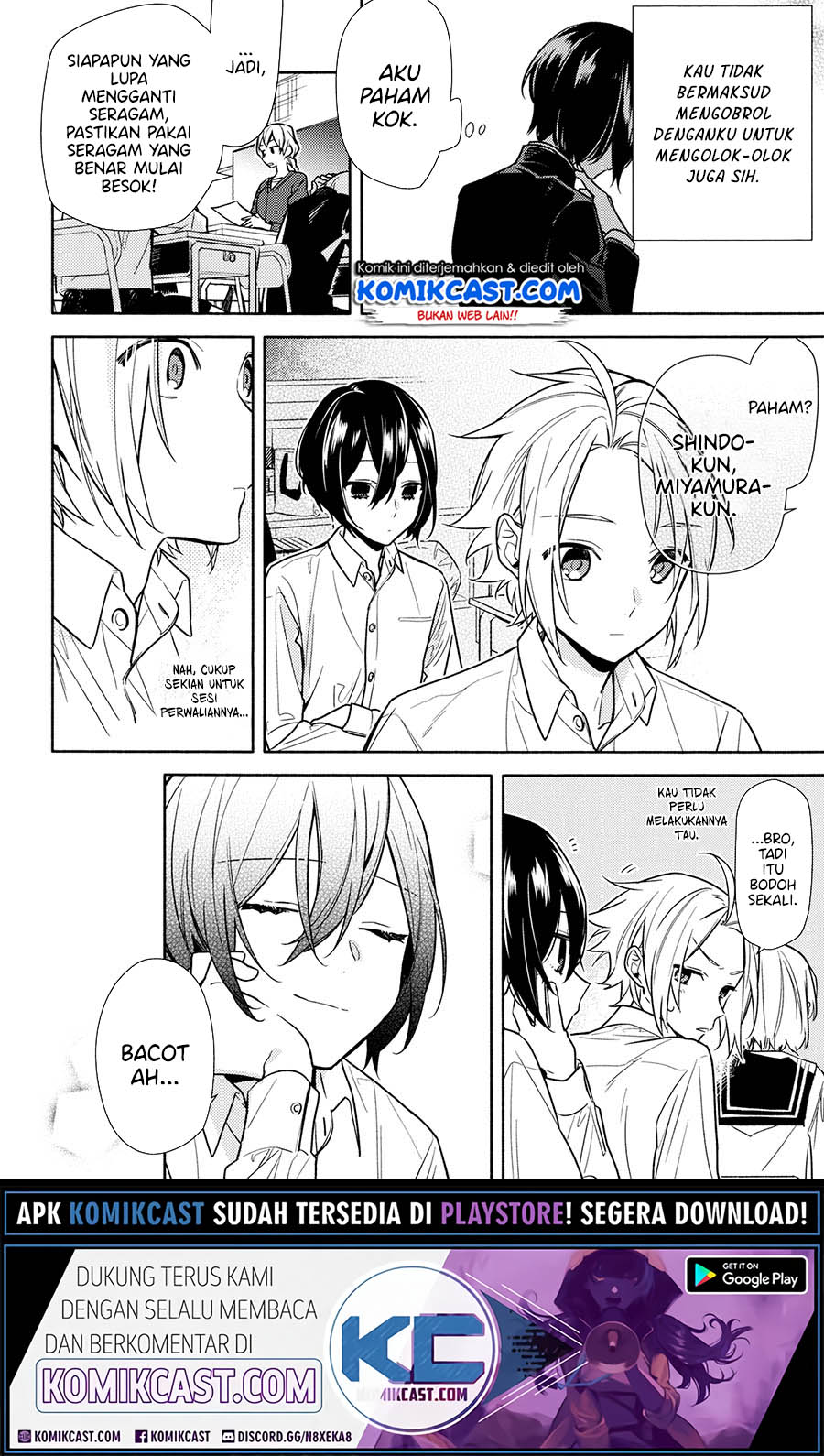 Horimiya Chapter 100.4 Gambar 10