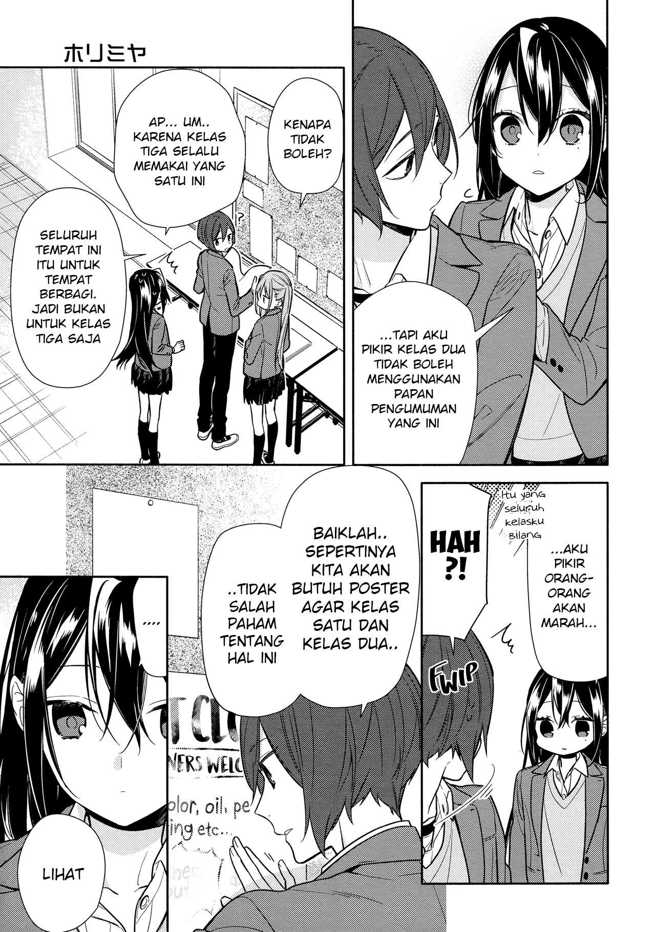 Horimiya Chapter 105 Gambar 12