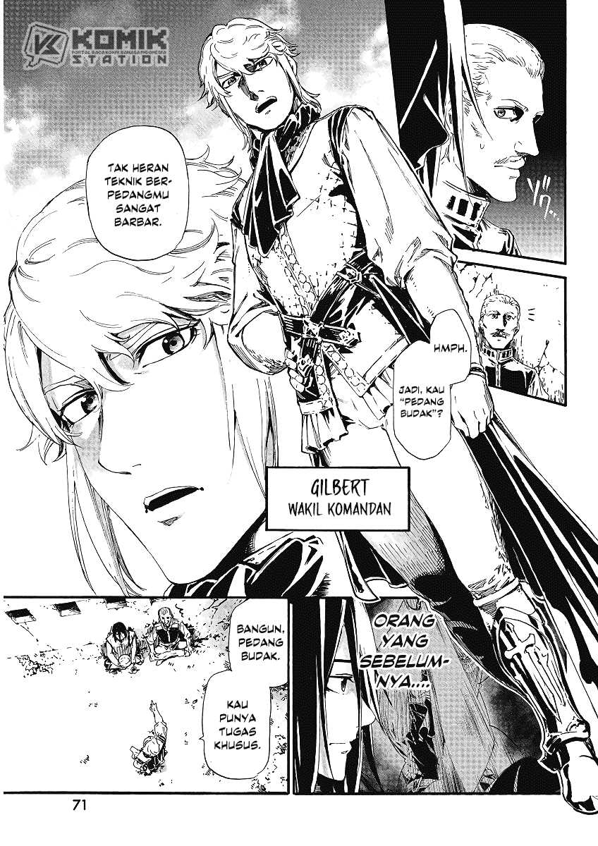 Horyo Eiyuu: Sute koma ni sareta Kendo wa Tekikoku de Nariagaru Chapter 02 Gambar 17