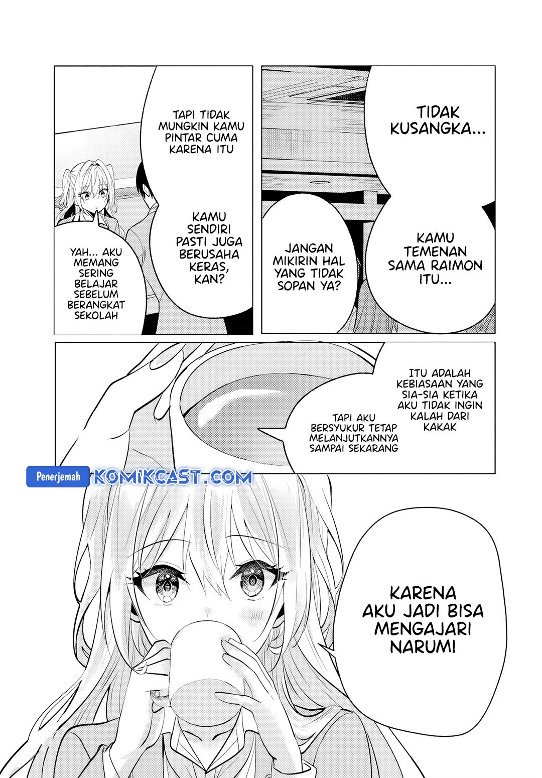 Houkago, Famiresu de, Kurasu no Ano Ko to Chapter 06.1 Gambar 8