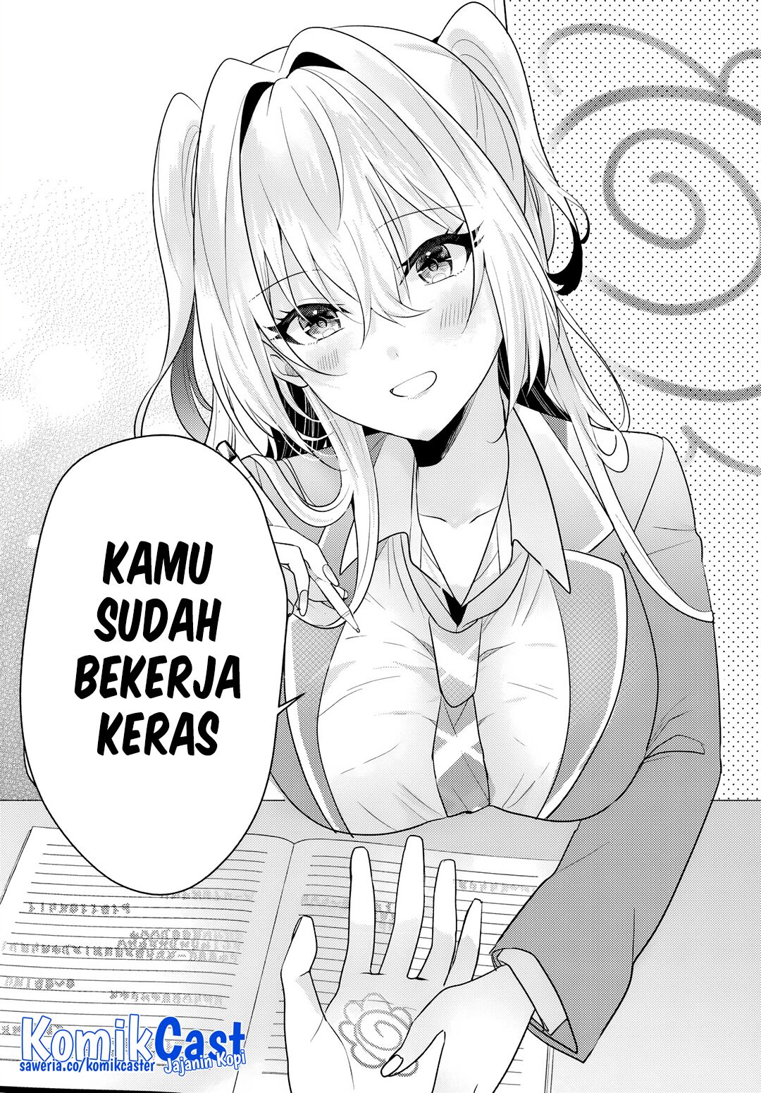 Houkago, Famiresu de, Kurasu no Ano Ko to Chapter 06.1 Gambar 11