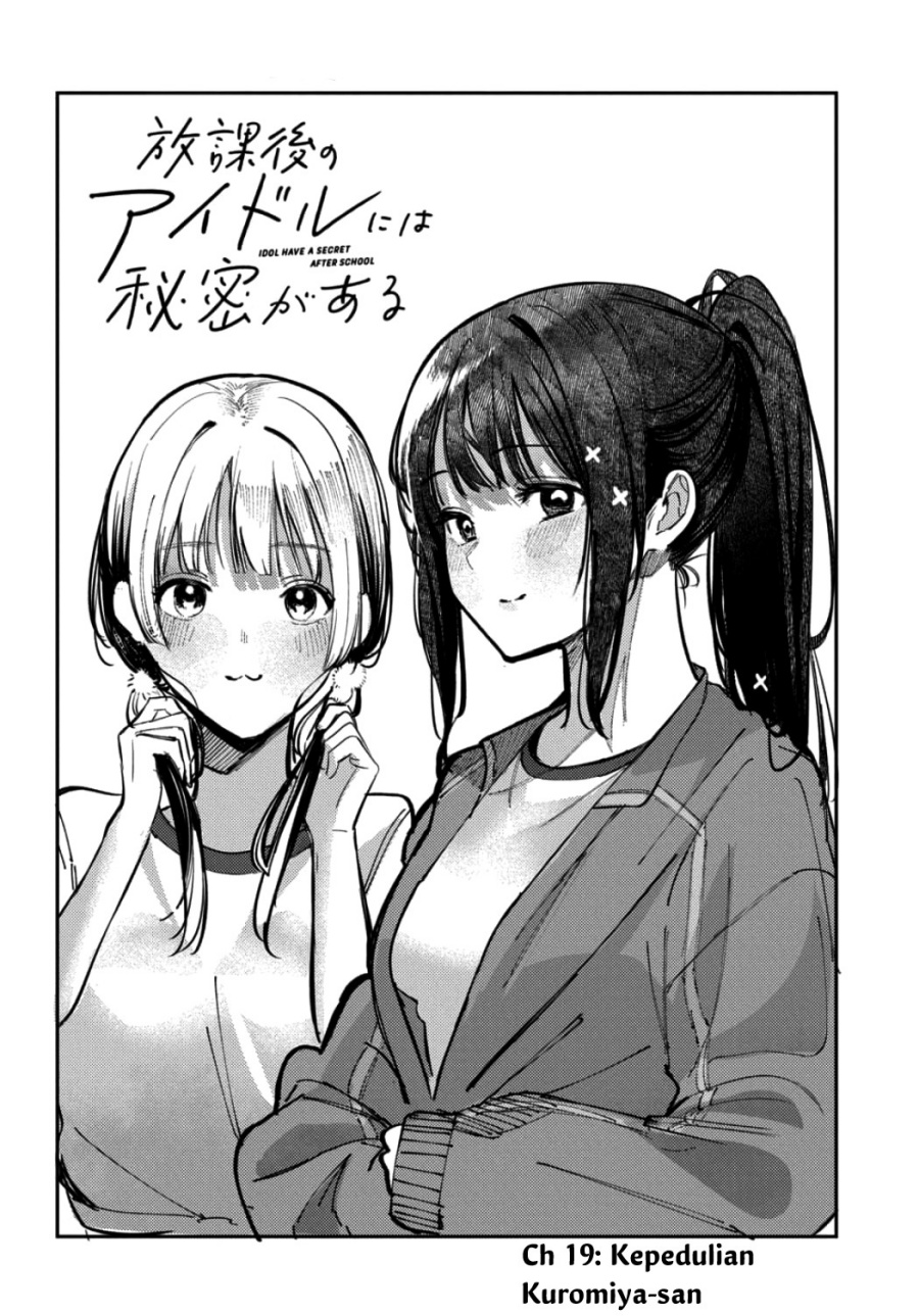 Houkago no Idol ni wa Himitsu ga aru Chapter 19 Gambar 2