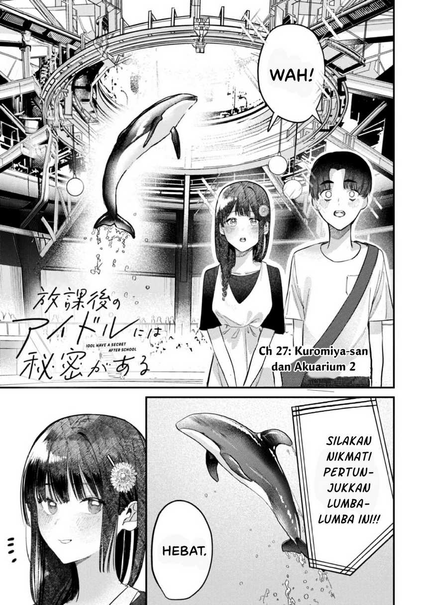 Houkago no Idol ni wa Himitsu ga aru Chapter 27 Gambar 1