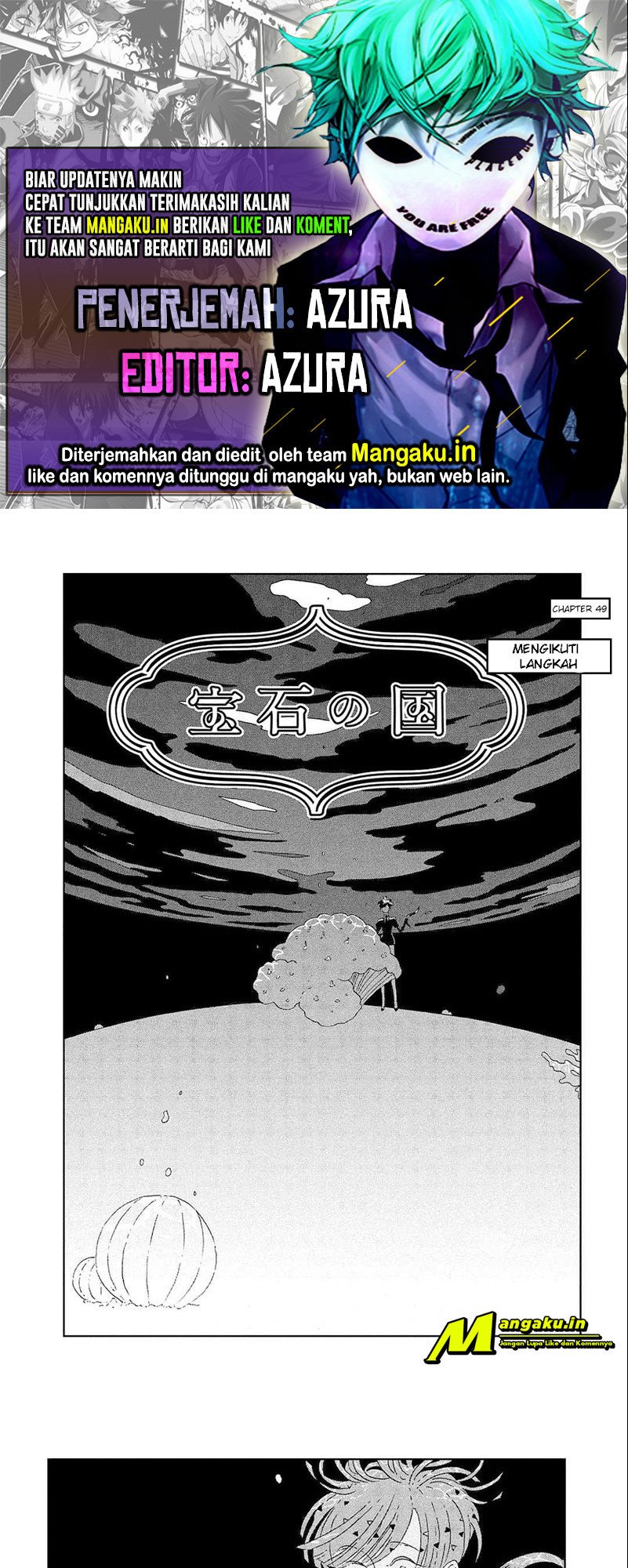 Houseki no Kuni Chapter 49 Gambar 1