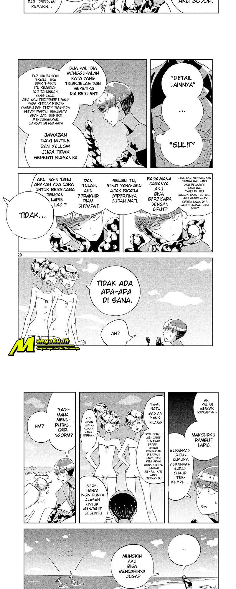 Houseki no Kuni Chapter 49 Gambar 12