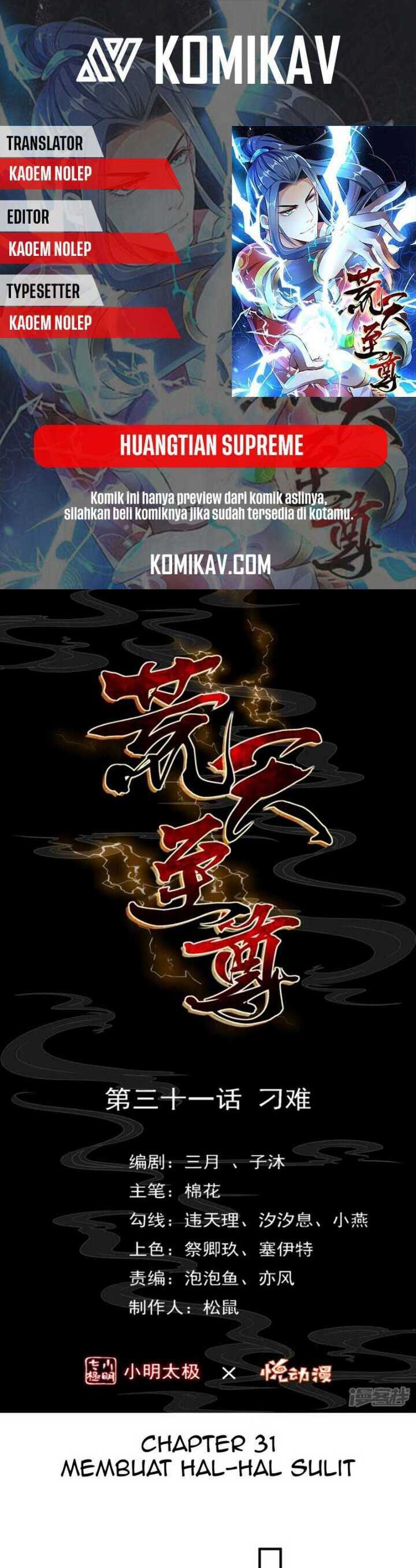 Huangtian Supreme Chapter 31 Gambar 1