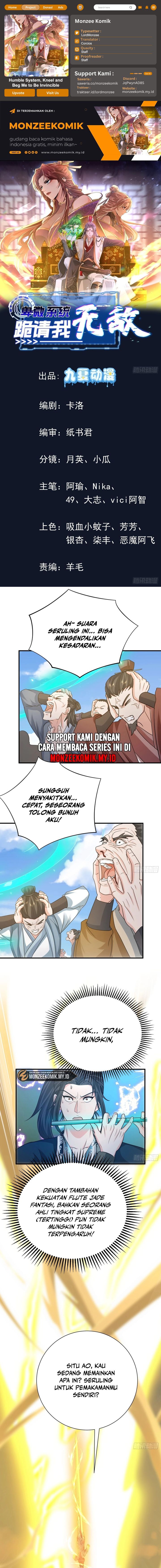 Humble System, Kneel and Beg Me to Be Invincible Chapter 19 Gambar 1