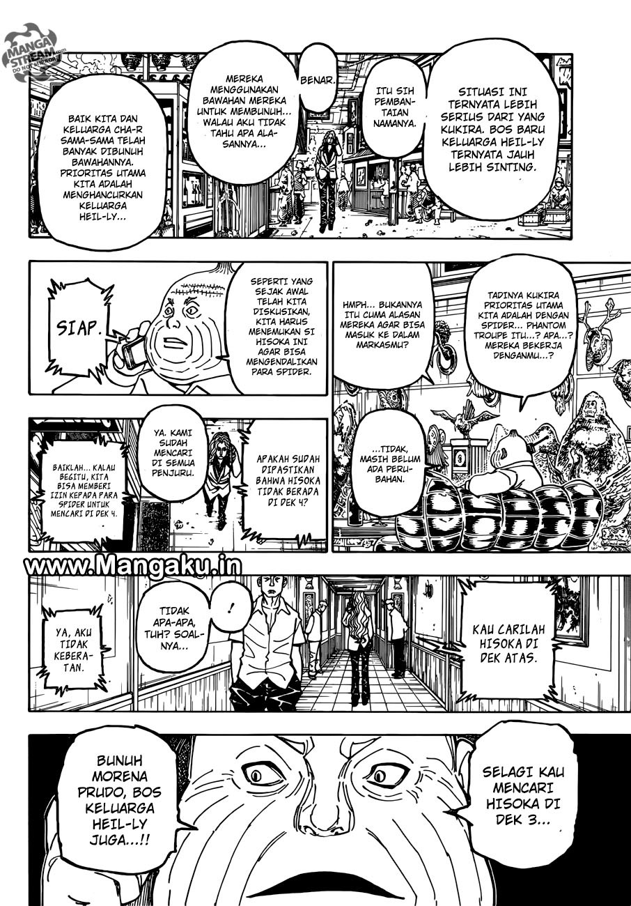 Hunter x Hunter Chapter 390 Gambar 7