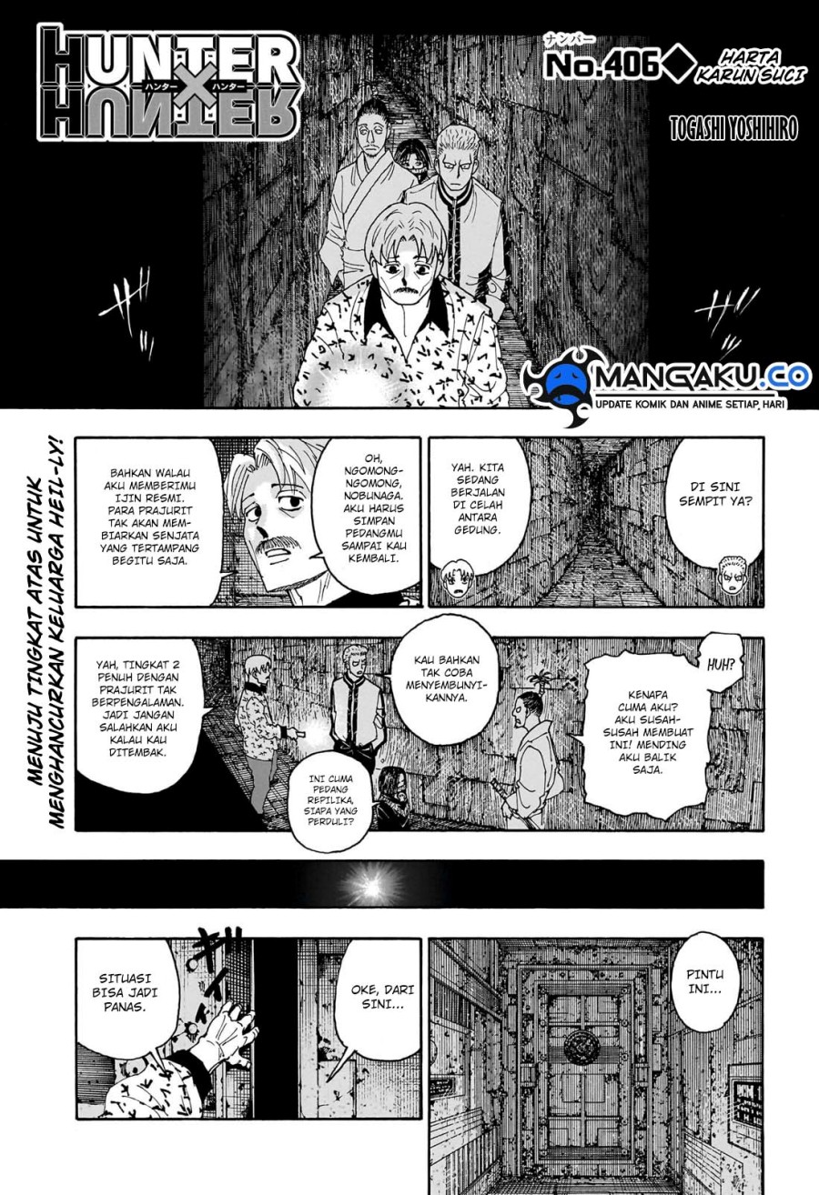 Hunter x Hunter Chapter 406 Gambar 2