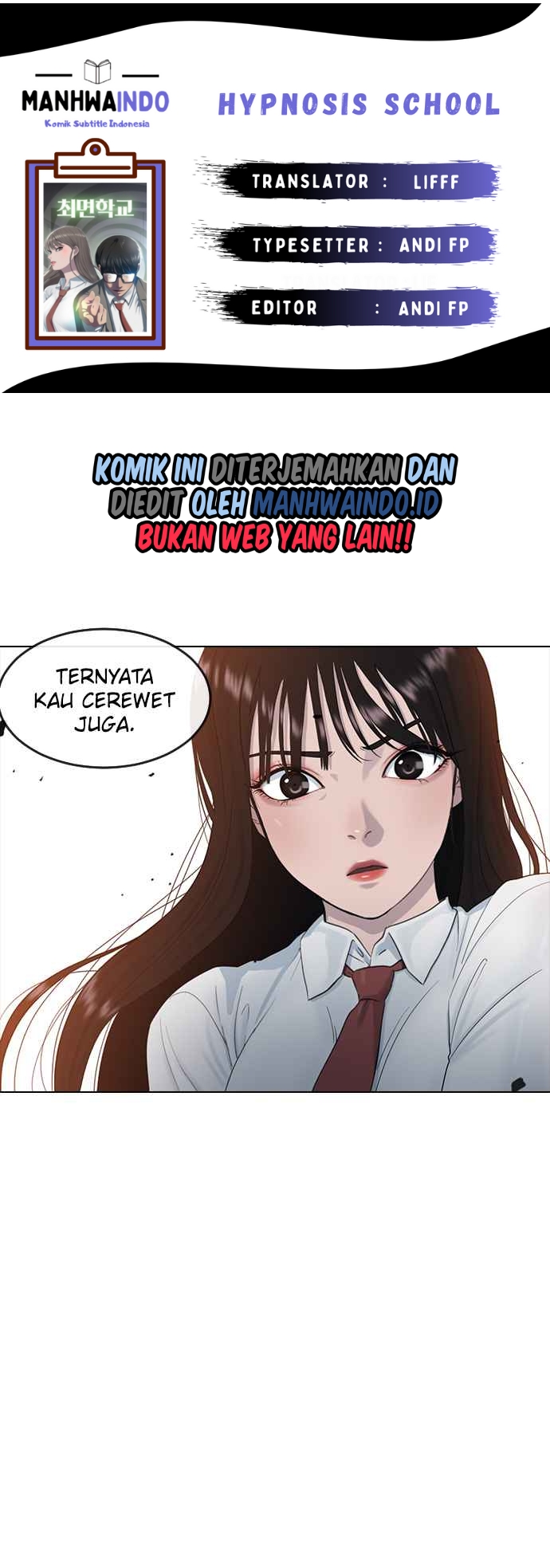 Hypnosis School Chapter 10 Gambar 1