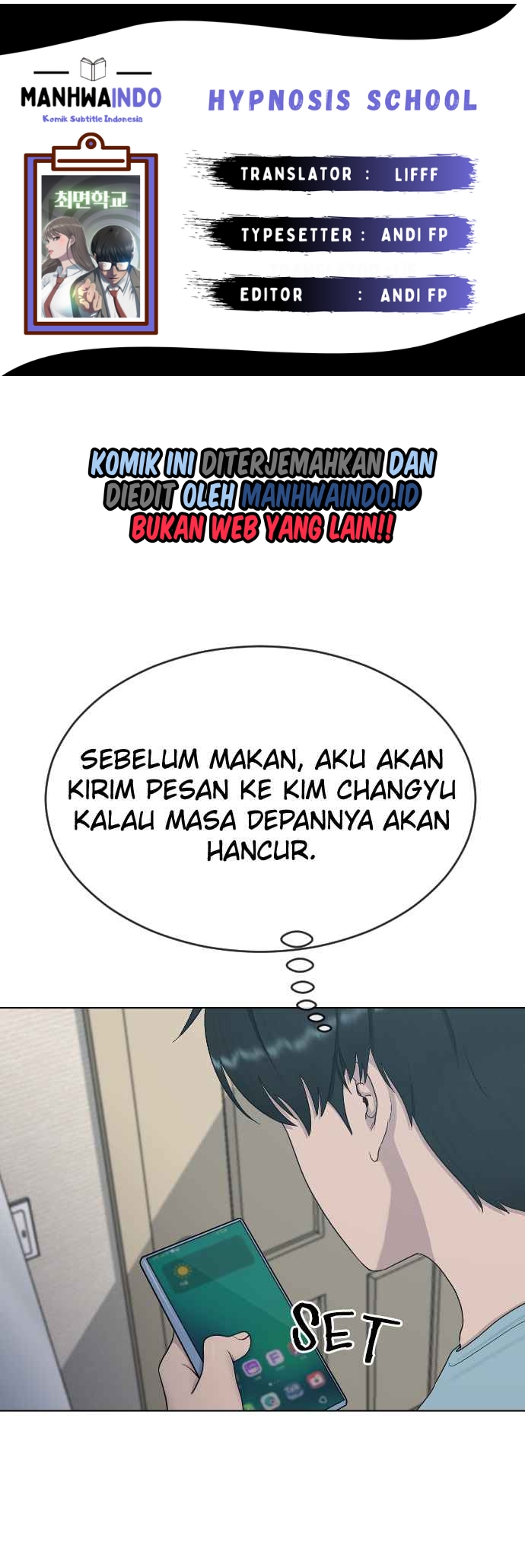 Hypnosis School Chapter 27 Gambar 1