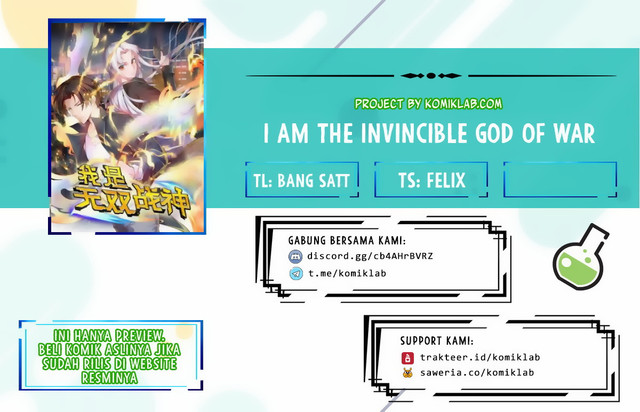I Am the Invincible God of War (I Am The Warriors God Of War) Chapter 34 Gambar 1