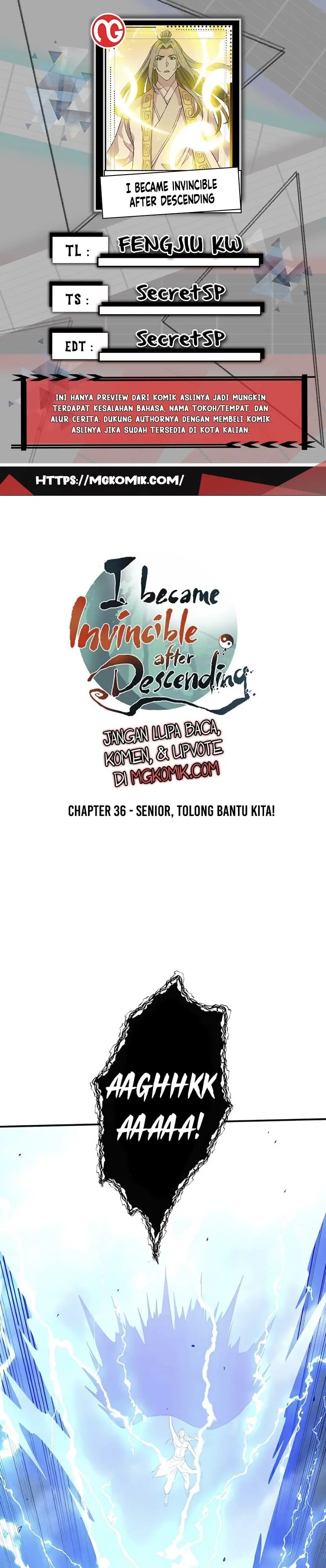 I Became Invincible After Descending Chapter 36 Gambar 1