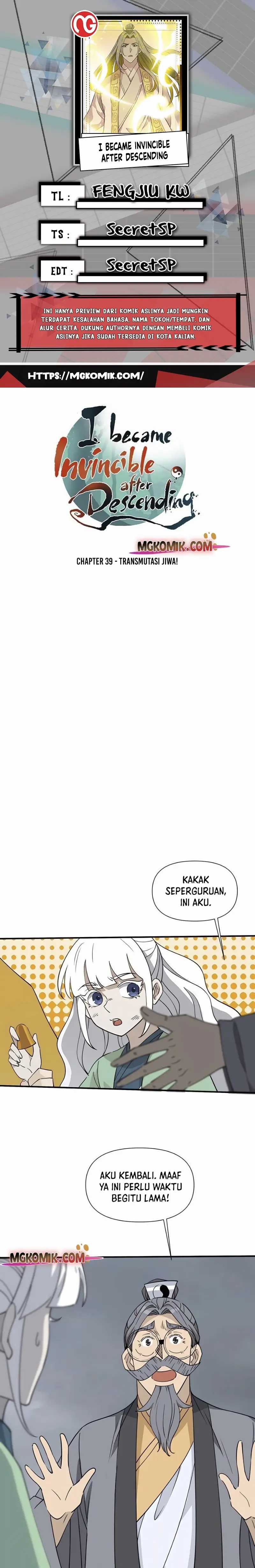 I Became Invincible After Descending Chapter 39 Gambar 1