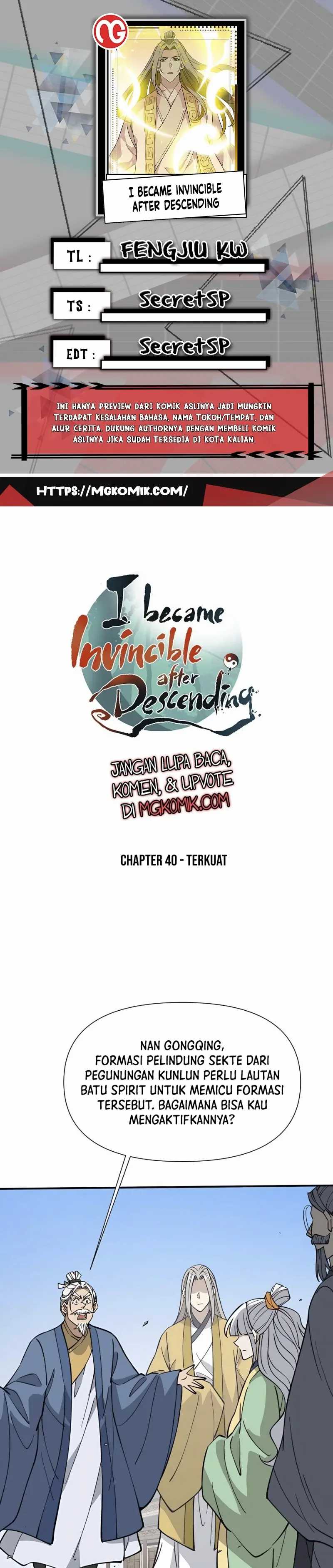 I Became Invincible After Descending Chapter 40 Gambar 1