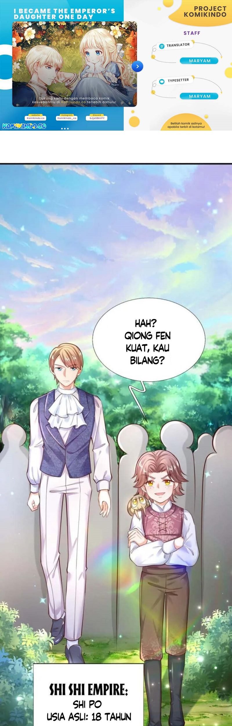 I Became The Emperor’s Daughter One Day Chapter 173 Gambar 1