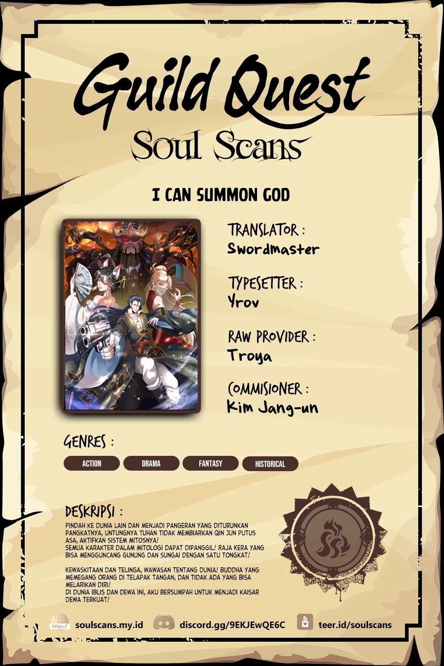 I Can Summon God Chapter 94 Gambar 1