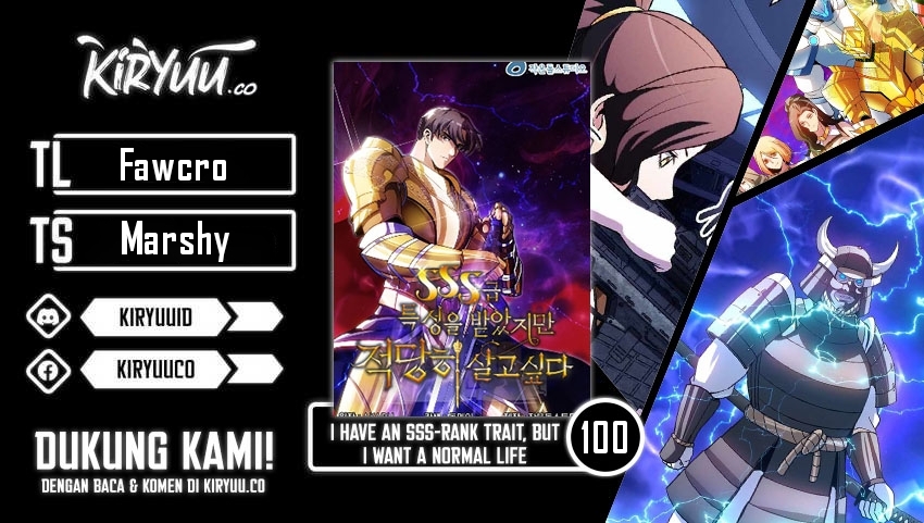 I have an SSS-rank Trait, but I want a Normal Life Chapter 100 Gambar 1