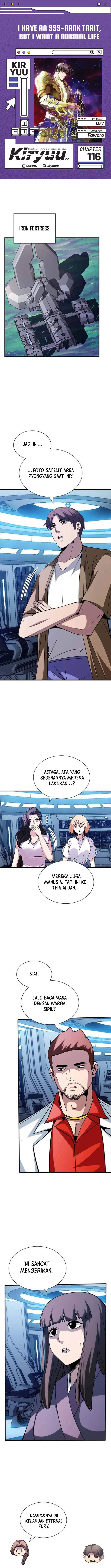 I have an SSS-rank Trait, but I want a Normal Life Chapter 116 Gambar 1