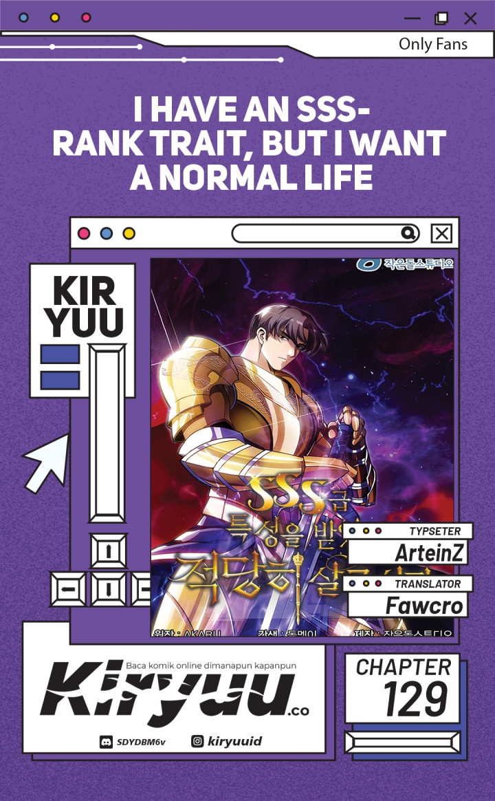 I have an SSS-rank Trait, but I want a Normal Life Chapter 129 Gambar 1